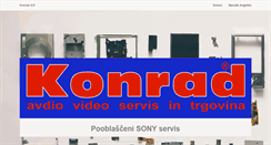 Desktop Screenshot of konrad-sp.si