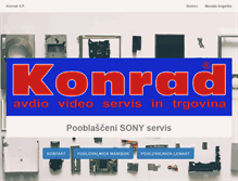 Tablet Screenshot of konrad-sp.si